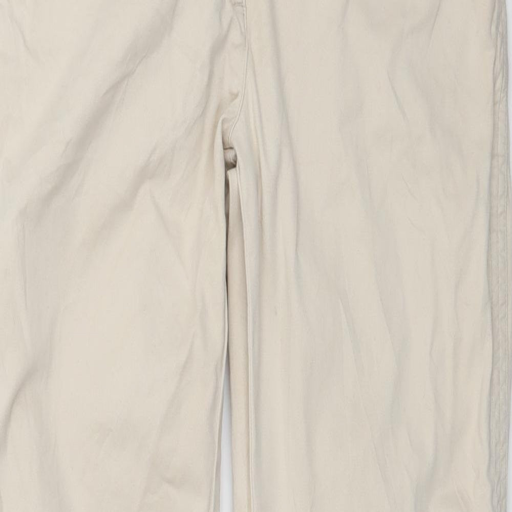 NEXT Womens Ivory   Trousers  Size 10 L30 in