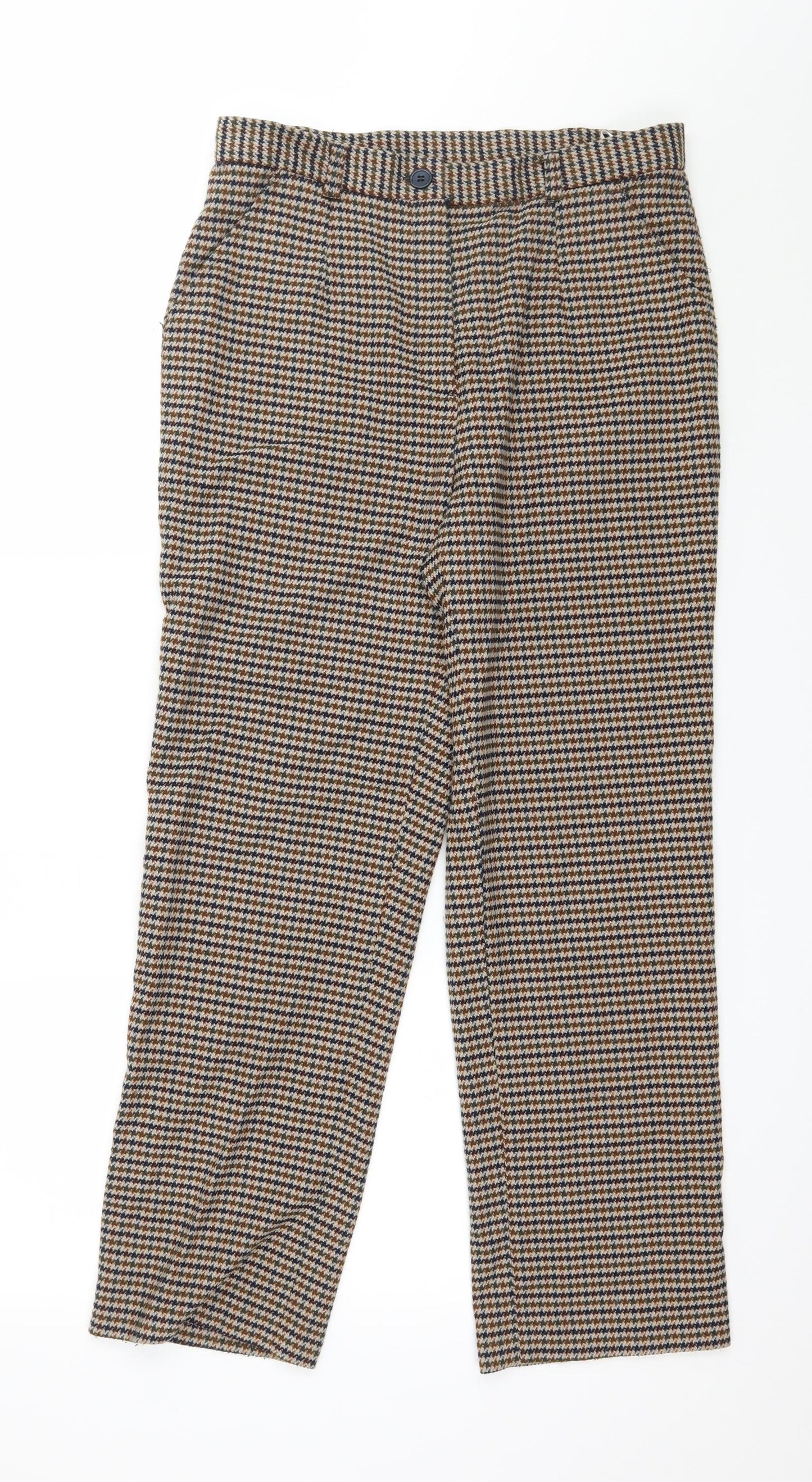David Nieper Womens Multicoloured Houndstooth  Trousers  Size 30 in L27 in
