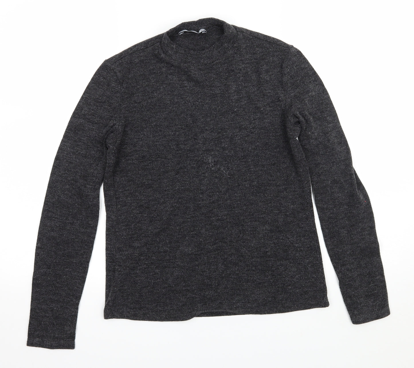 Mango Womens Grey  Knit Pullover Jumper Size S