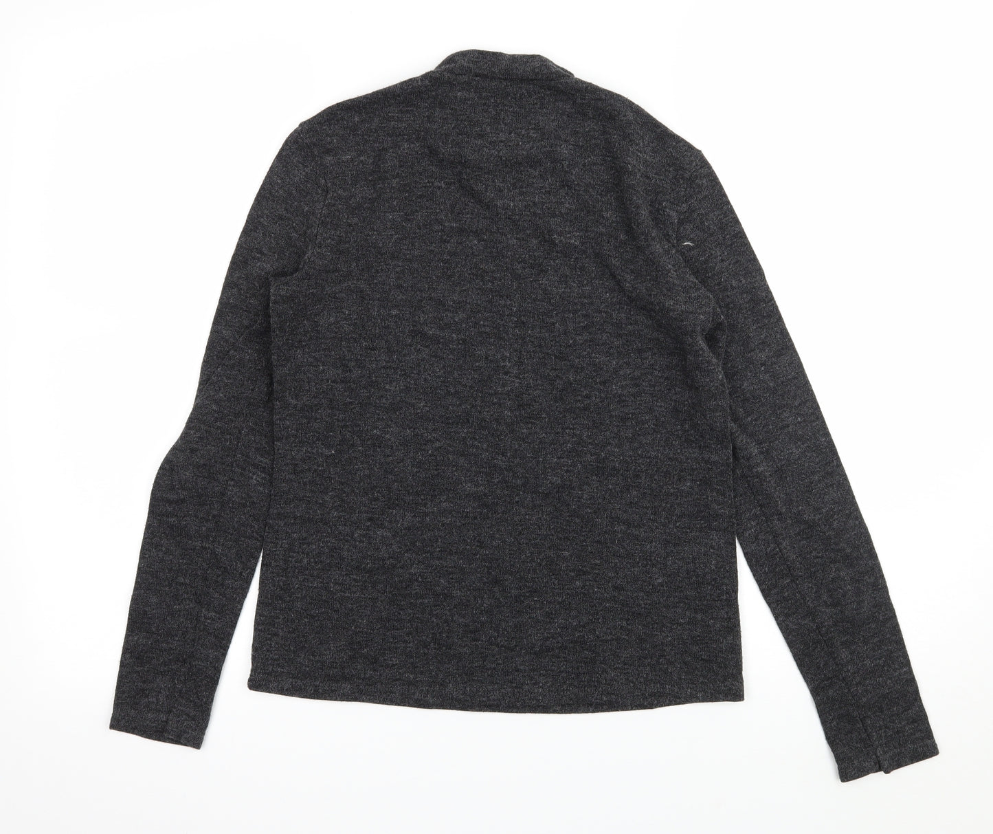 Mango Womens Grey  Knit Pullover Jumper Size S