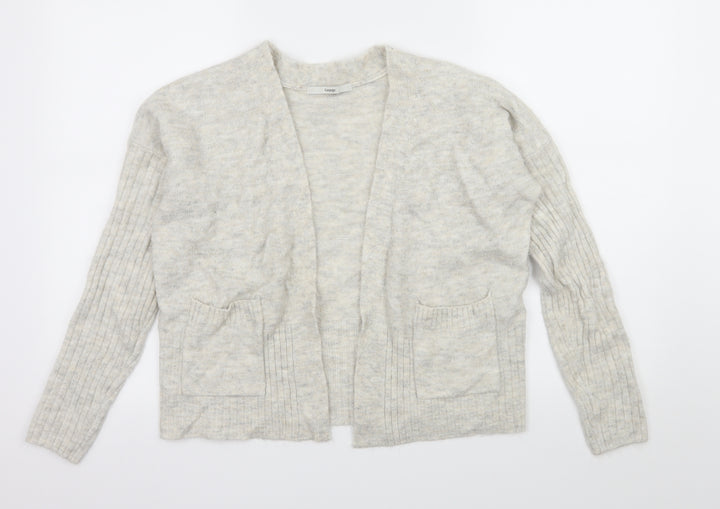 George Womens Ivory Knit Cardigan Jumper Size S