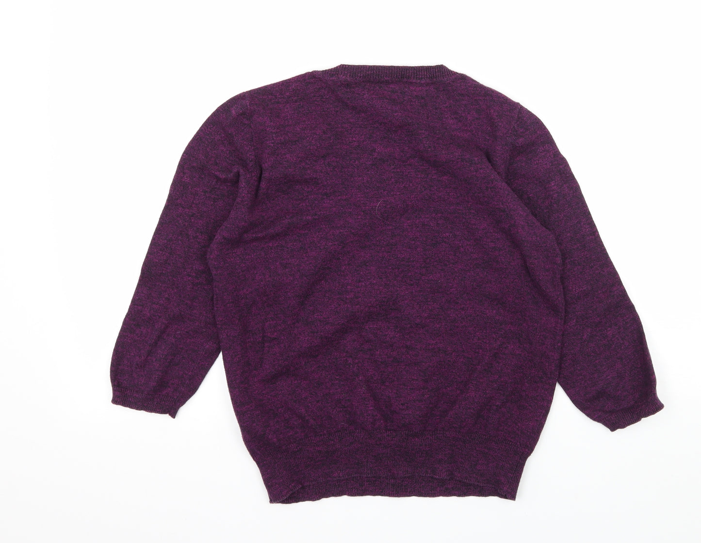 New Look Womens Purple  Knit Pullover Jumper Size 10