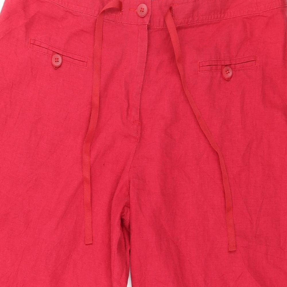 Marks and Spencer Womens Red   Trousers  Size 18 L21 in