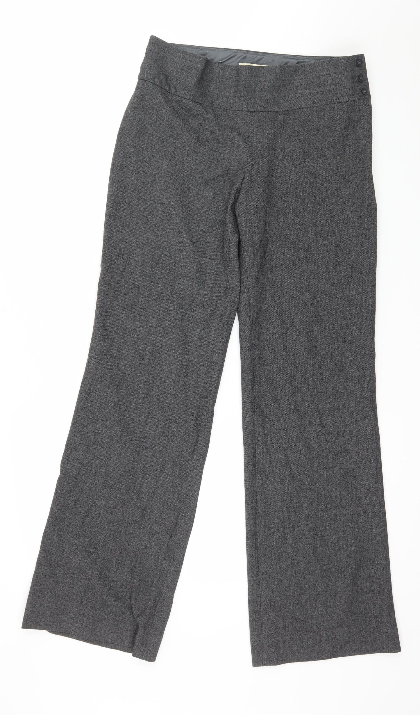 Monsoon Womens Grey   Trousers  Size 8 L31 in