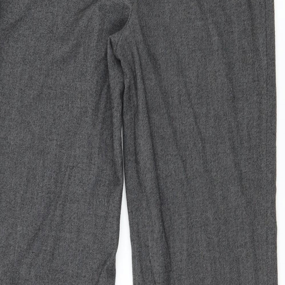 Monsoon Womens Grey   Trousers  Size 8 L31 in