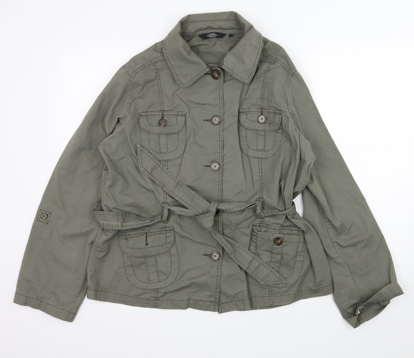 Debenhams Womens Green   Jacket  Size 16