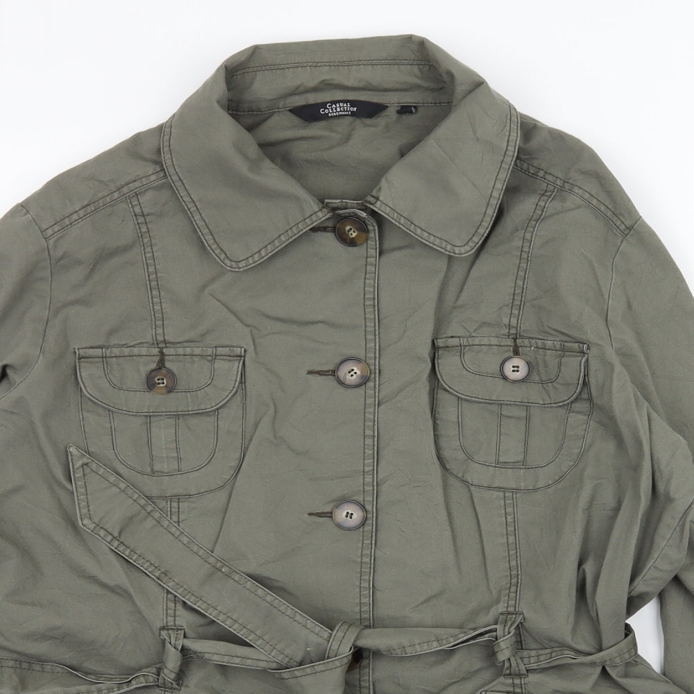 Debenhams Womens Green   Jacket  Size 16