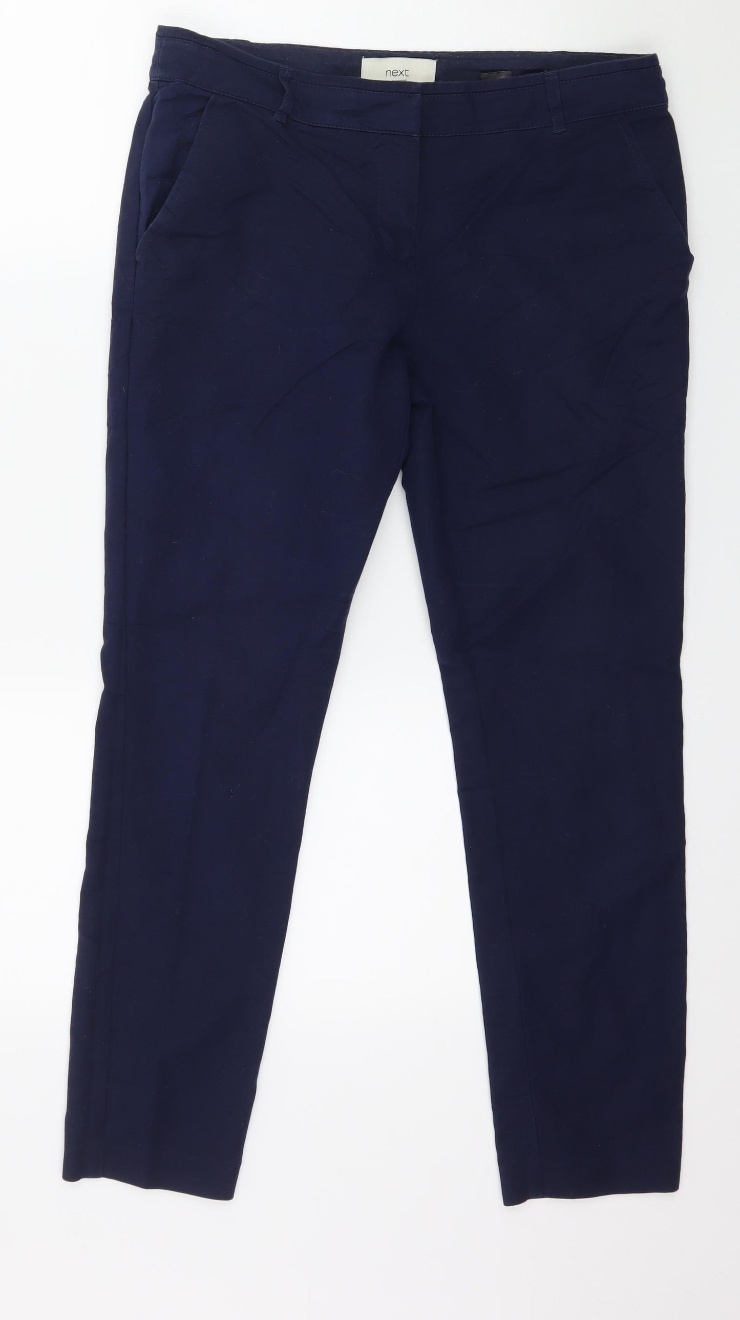 NEXT Womens Blue   Trousers  Size 10 L27 in