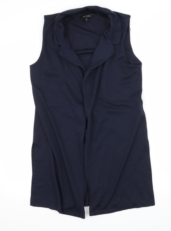 New Look Womens Blue Jacket Waistcoat Size 8
