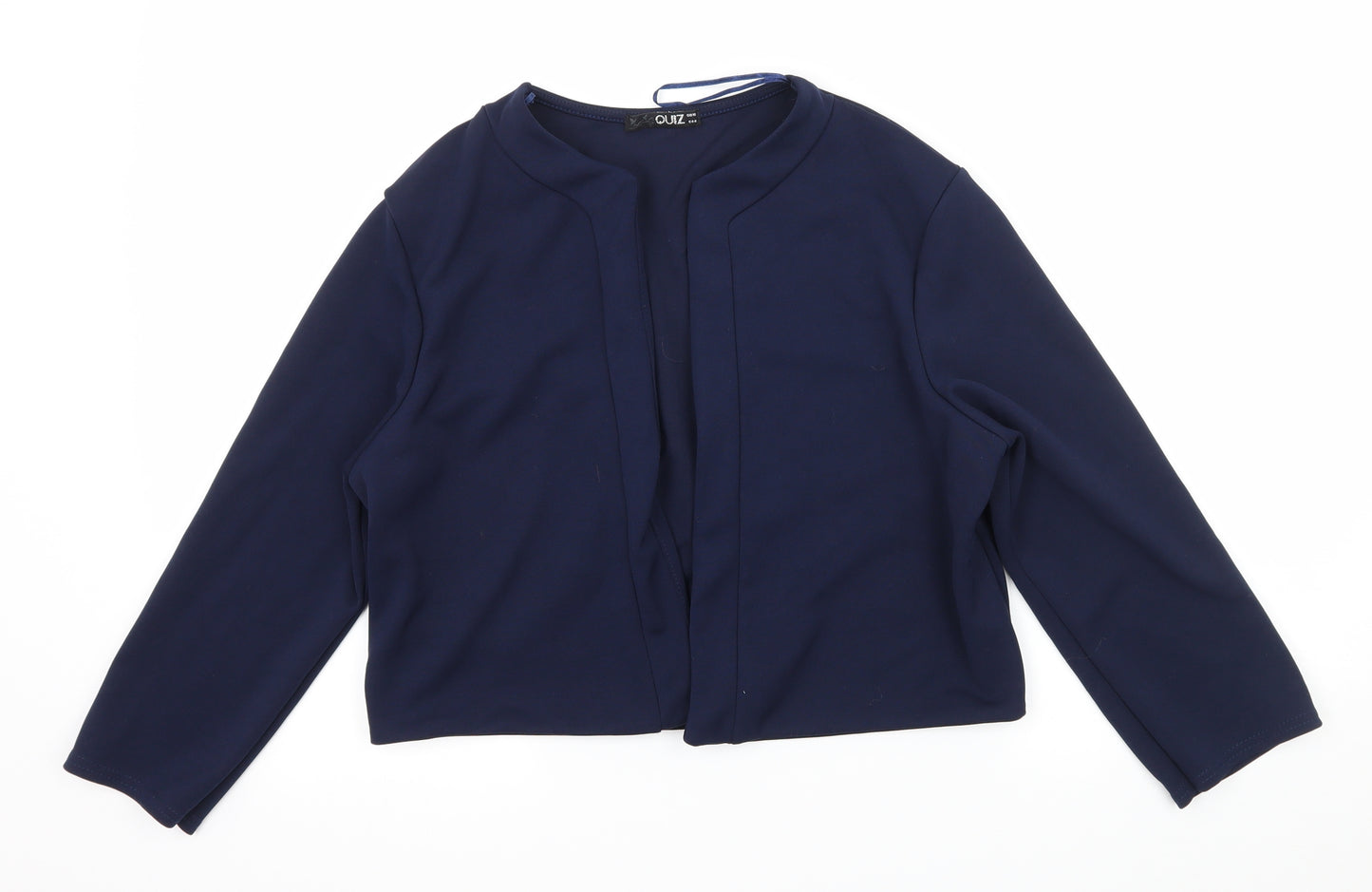 Qui Womens Blue   Jacket  Size 16