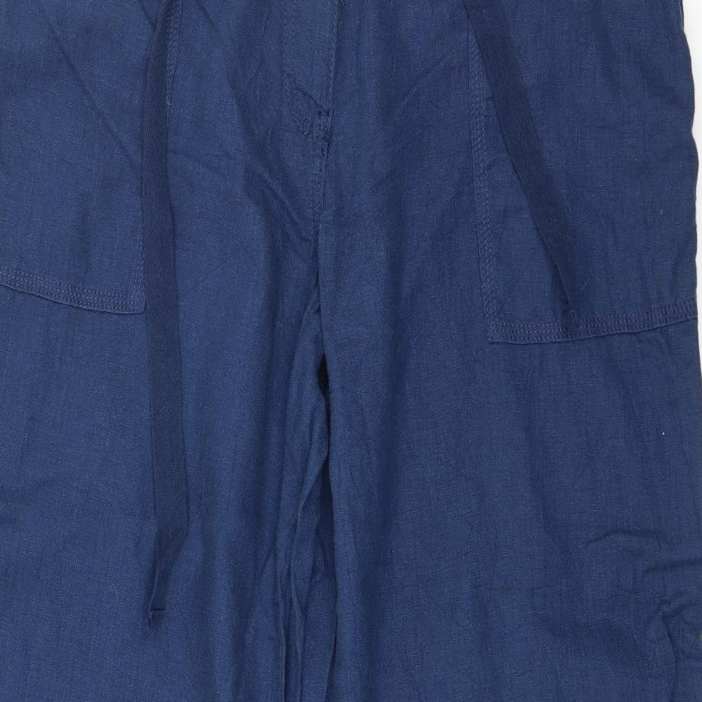 NEXT Womens Blue   Trousers  Size 14 L28 in