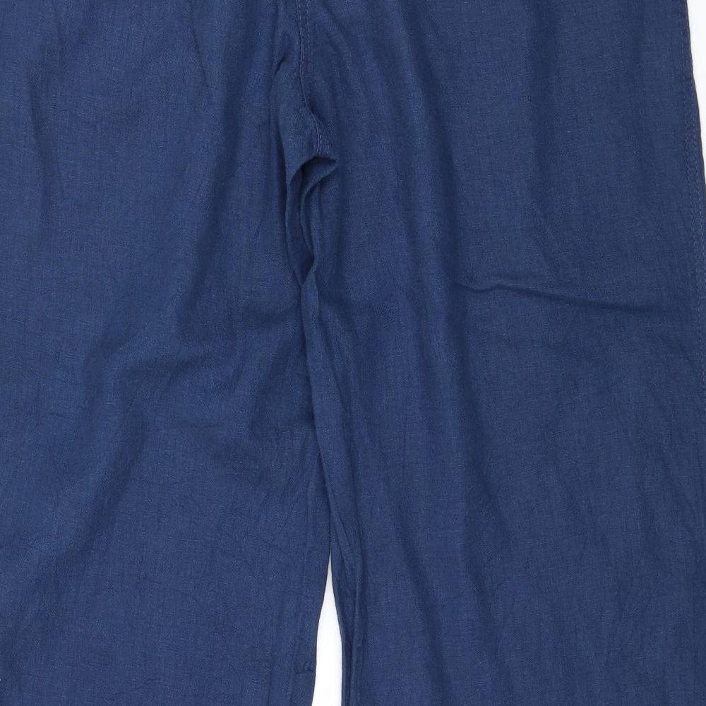 NEXT Womens Blue   Trousers  Size 14 L28 in