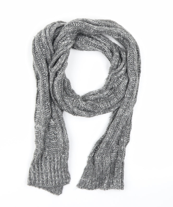 Preworn Womens Grey  Knit  Scarf