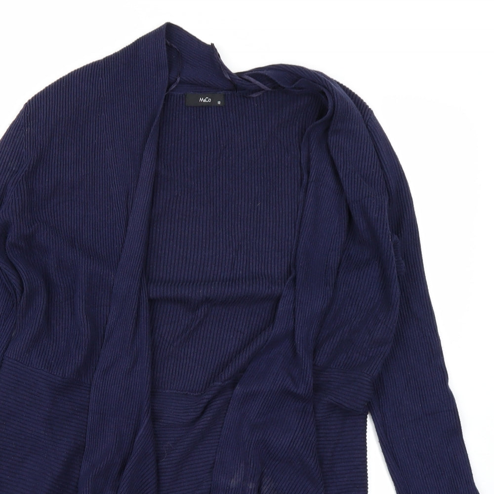 M&Co Womens Blue   Cardigan Jumper Size 12