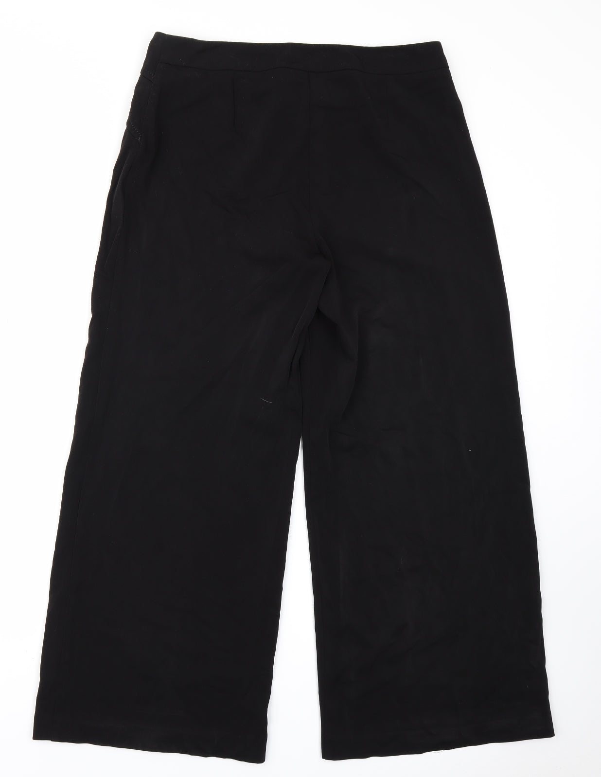 M&S Womens Black   Trousers  Size 12 L25 in