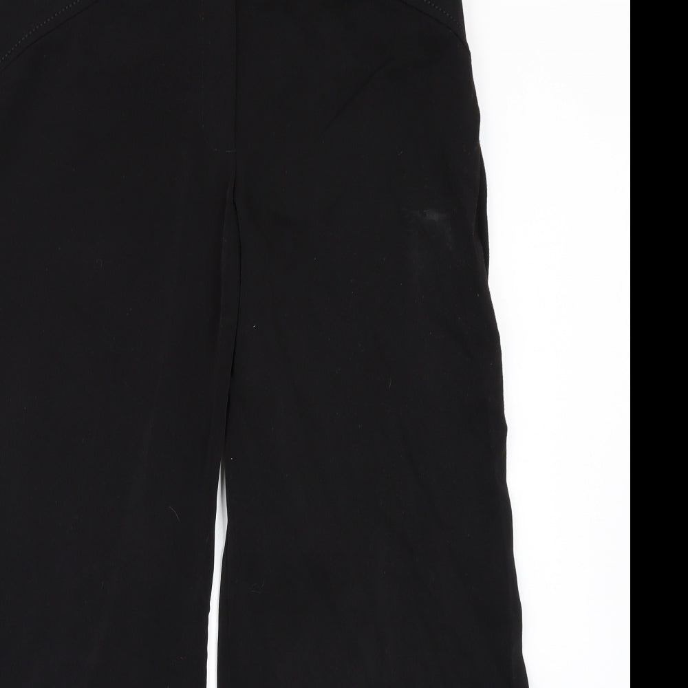 M&S Womens Black   Trousers  Size 12 L25 in