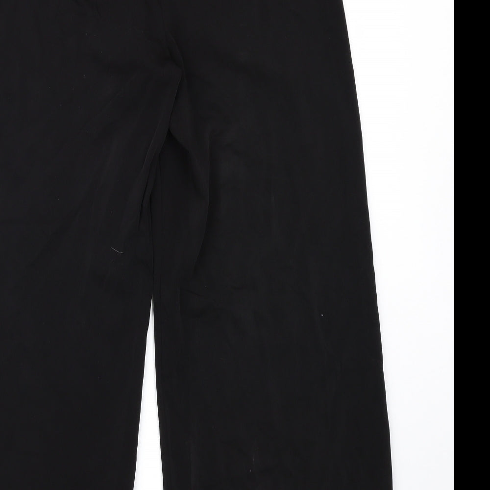 M&S Womens Black   Trousers  Size 12 L25 in