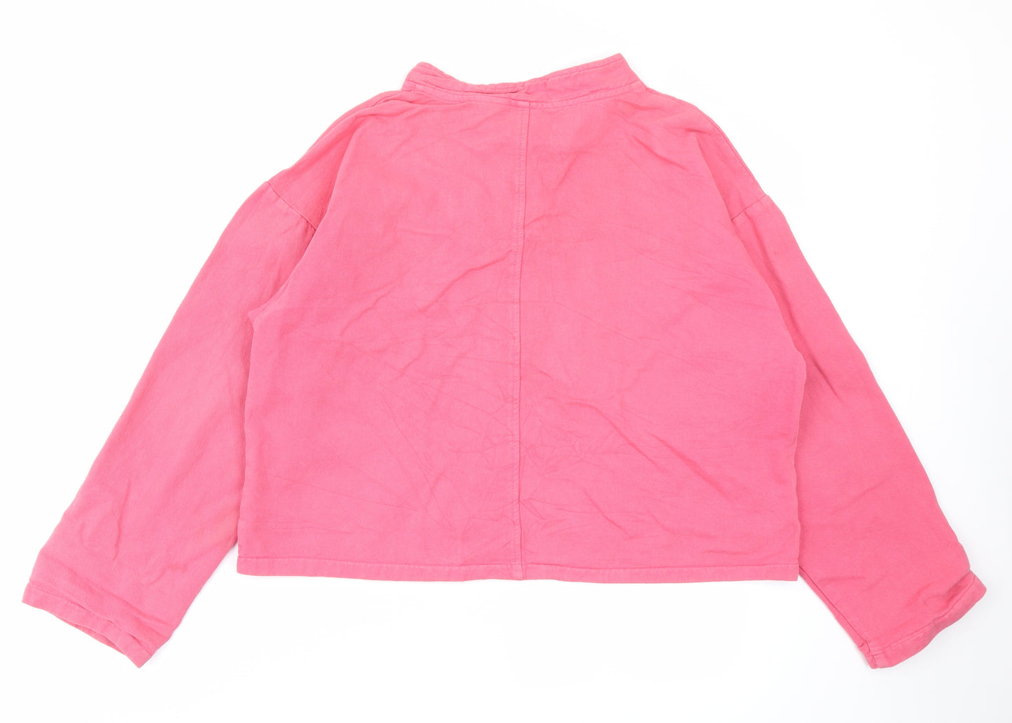 WEK Woman Womens Pink   Cropped T-Shirt Size M
