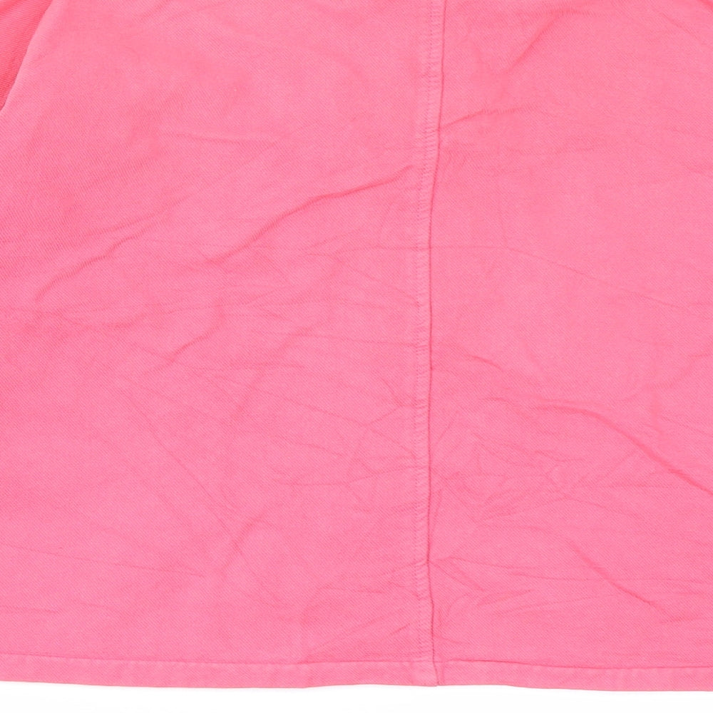 WEK Woman Womens Pink   Cropped T-Shirt Size M