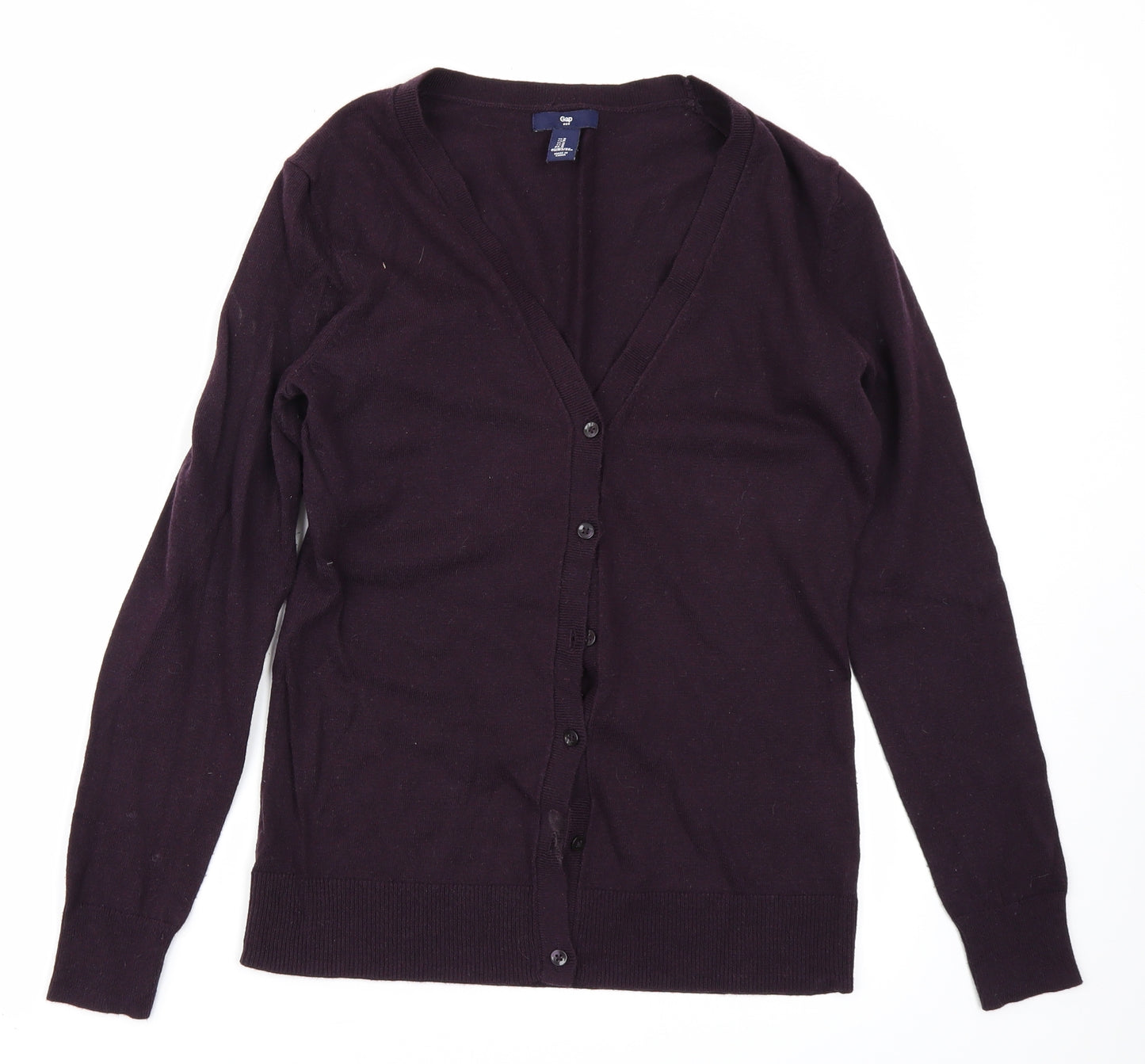 Gap Womens Purple  Knit Cardigan Jumper Size S