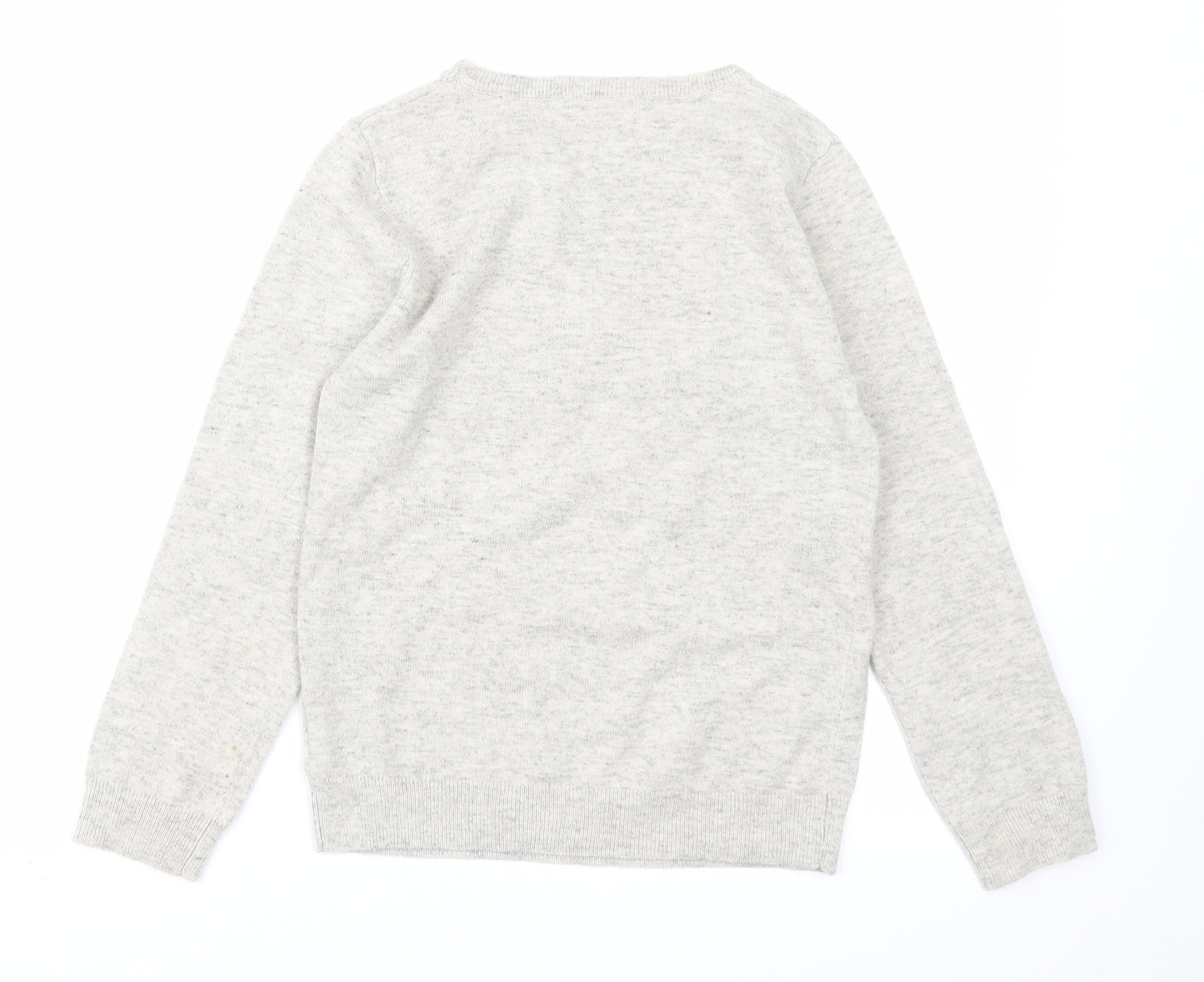 John Lewis Girls Grey   Pullover Jumper Size 9 Years