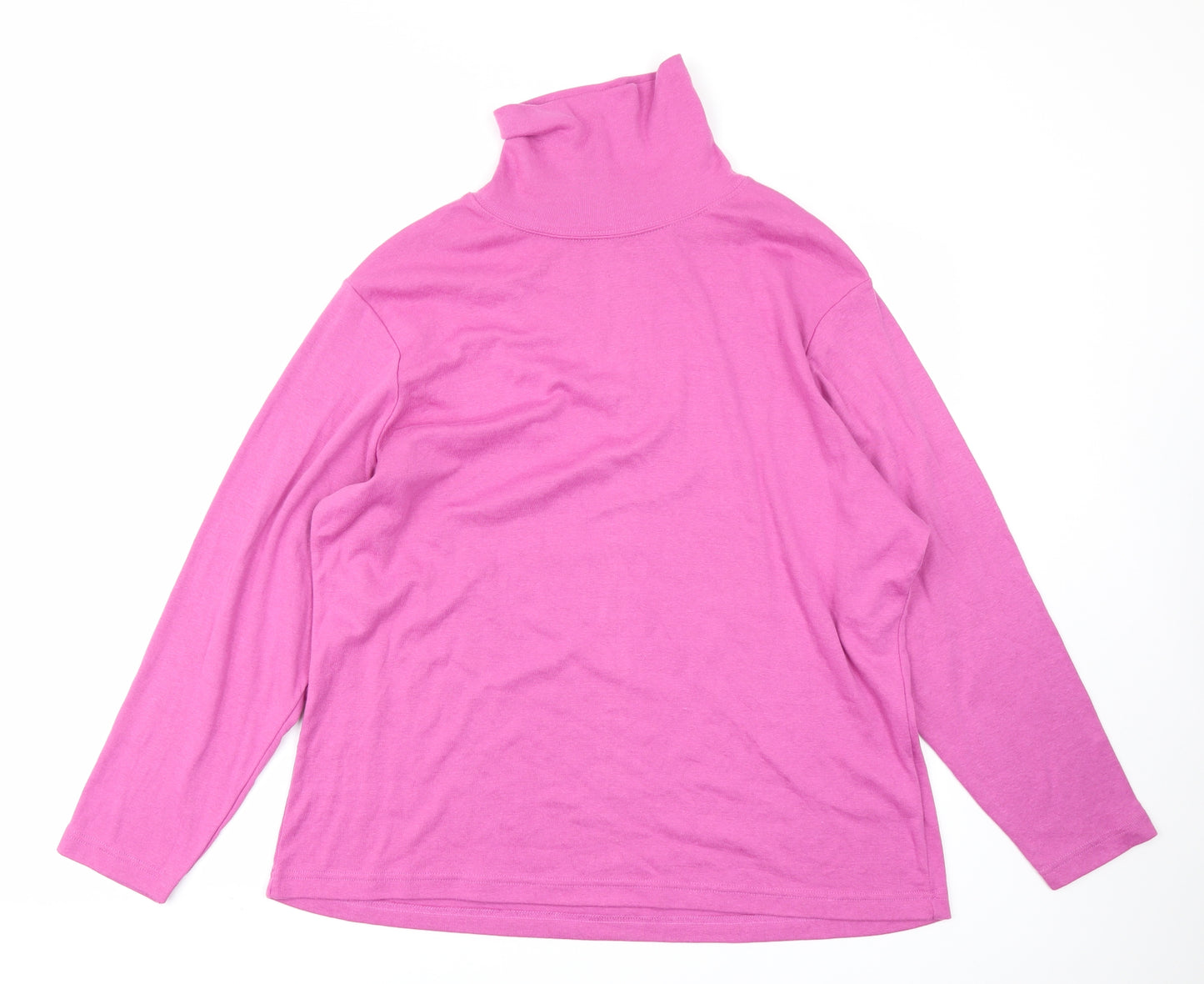 Being casual Womens Pink   Basic T-Shirt Size 24