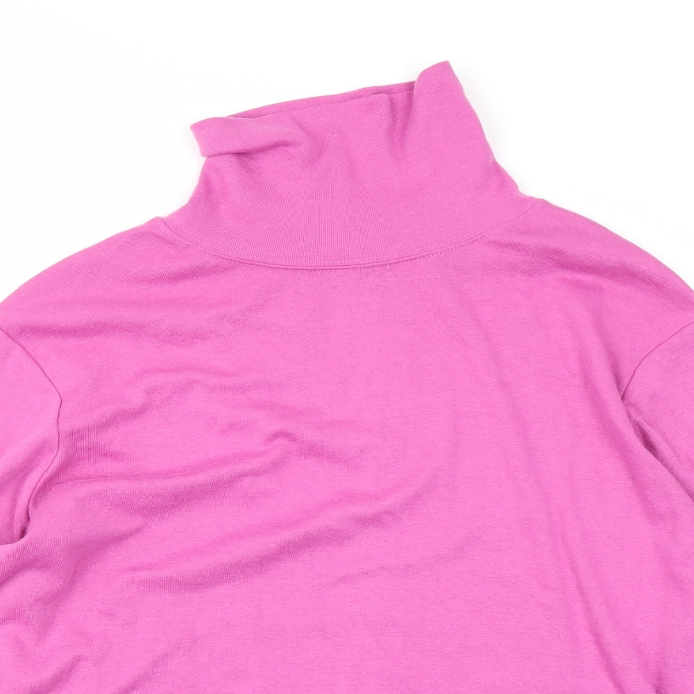 Being casual Womens Pink   Basic T-Shirt Size 24
