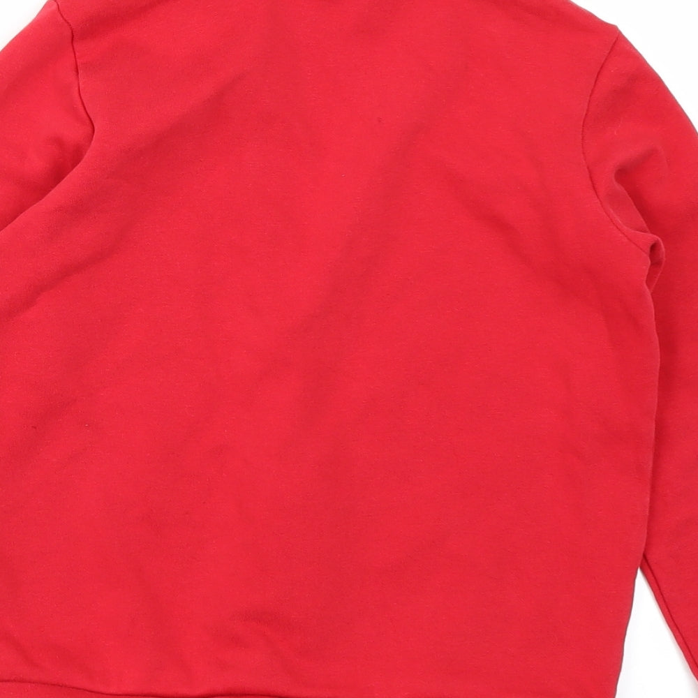 George Girls Red   Cardigan Jumper Size 8-9 Years