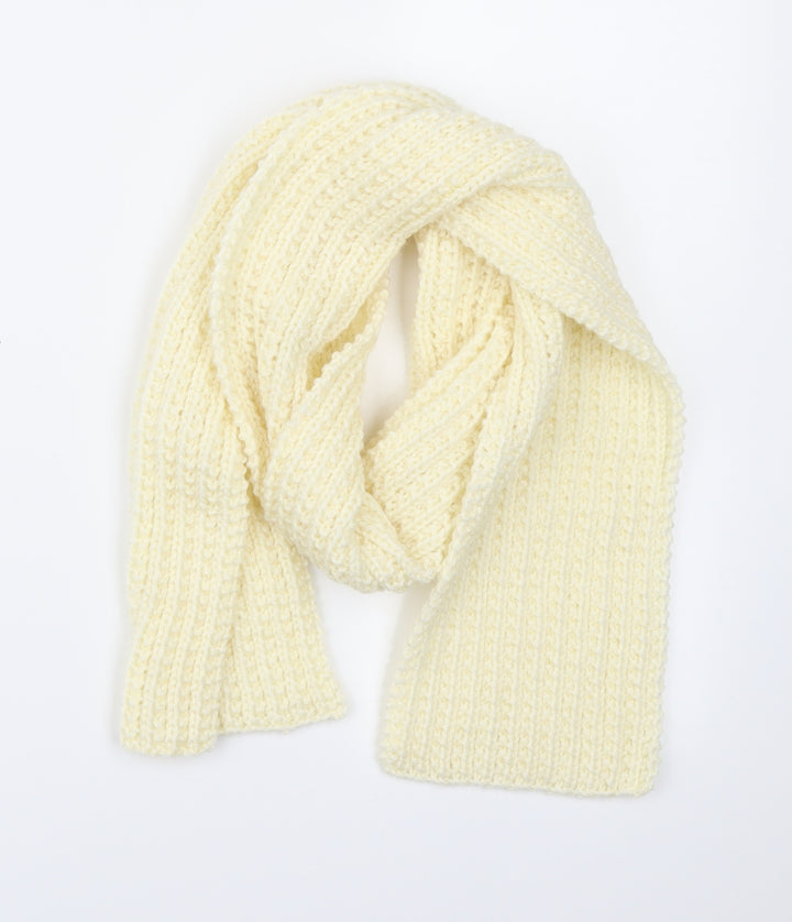 Preworn Womens Ivory  Knit  Scarf