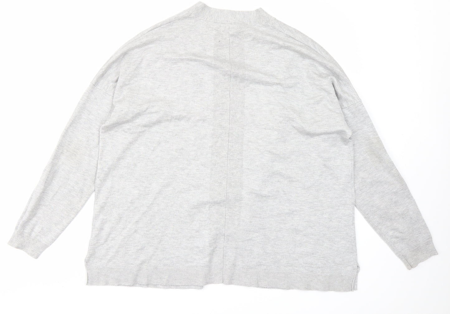 M&Co Womens Grey   Cardigan Jumper Size 16