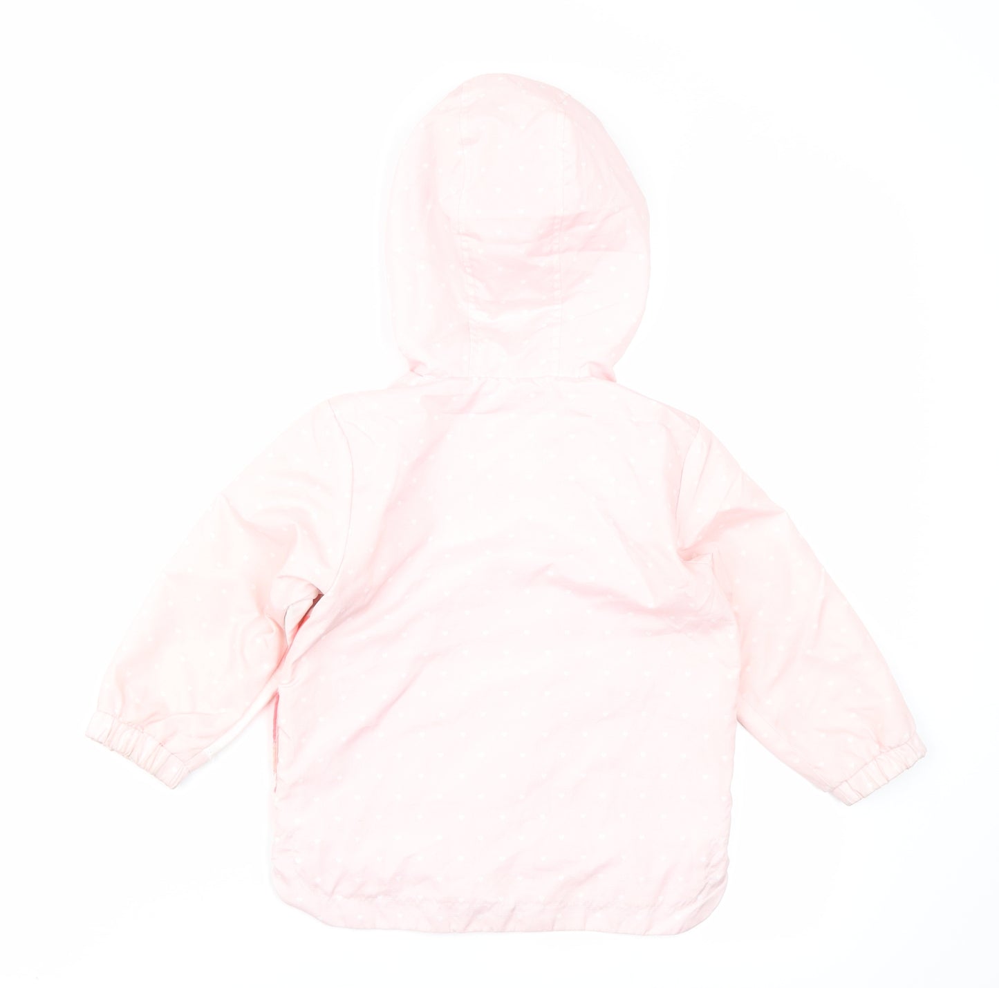 NEXT Girls Pink Polka Dot  Rain Coat Coat Size 18-24 Months  - unicorn