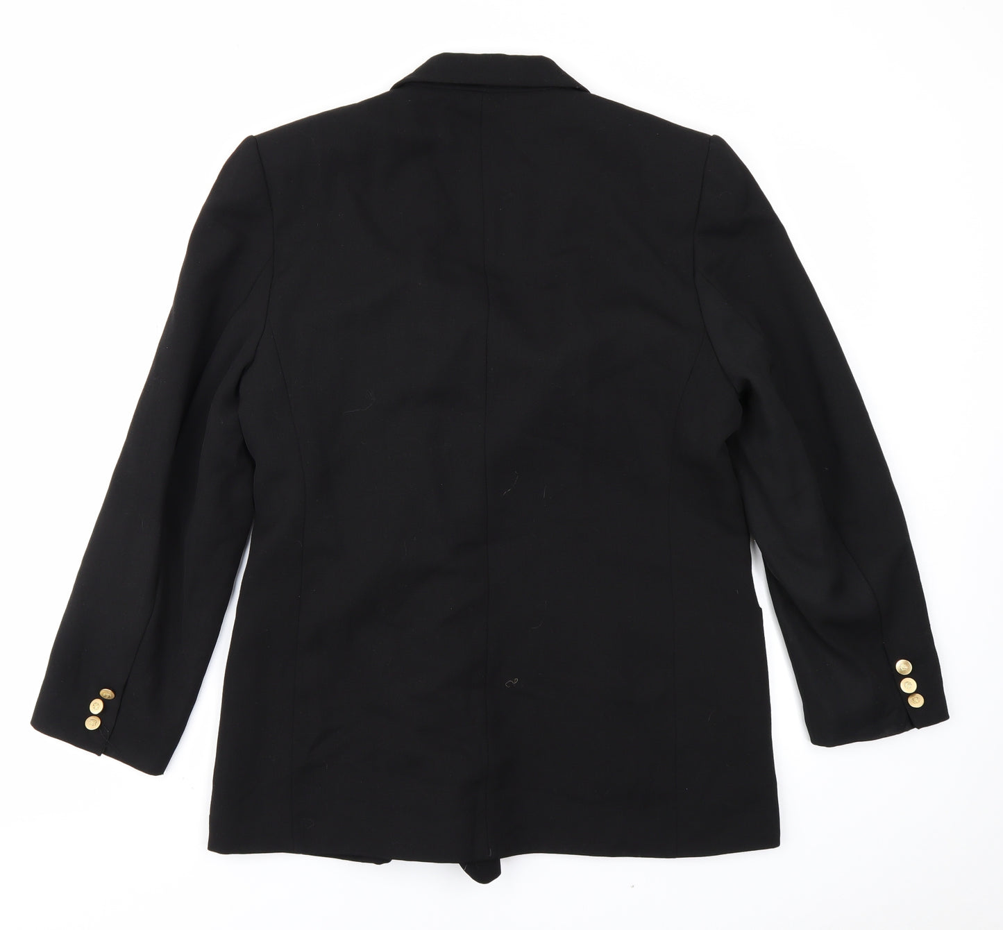 Preworn Womens Black   Jacket Blazer Size 14