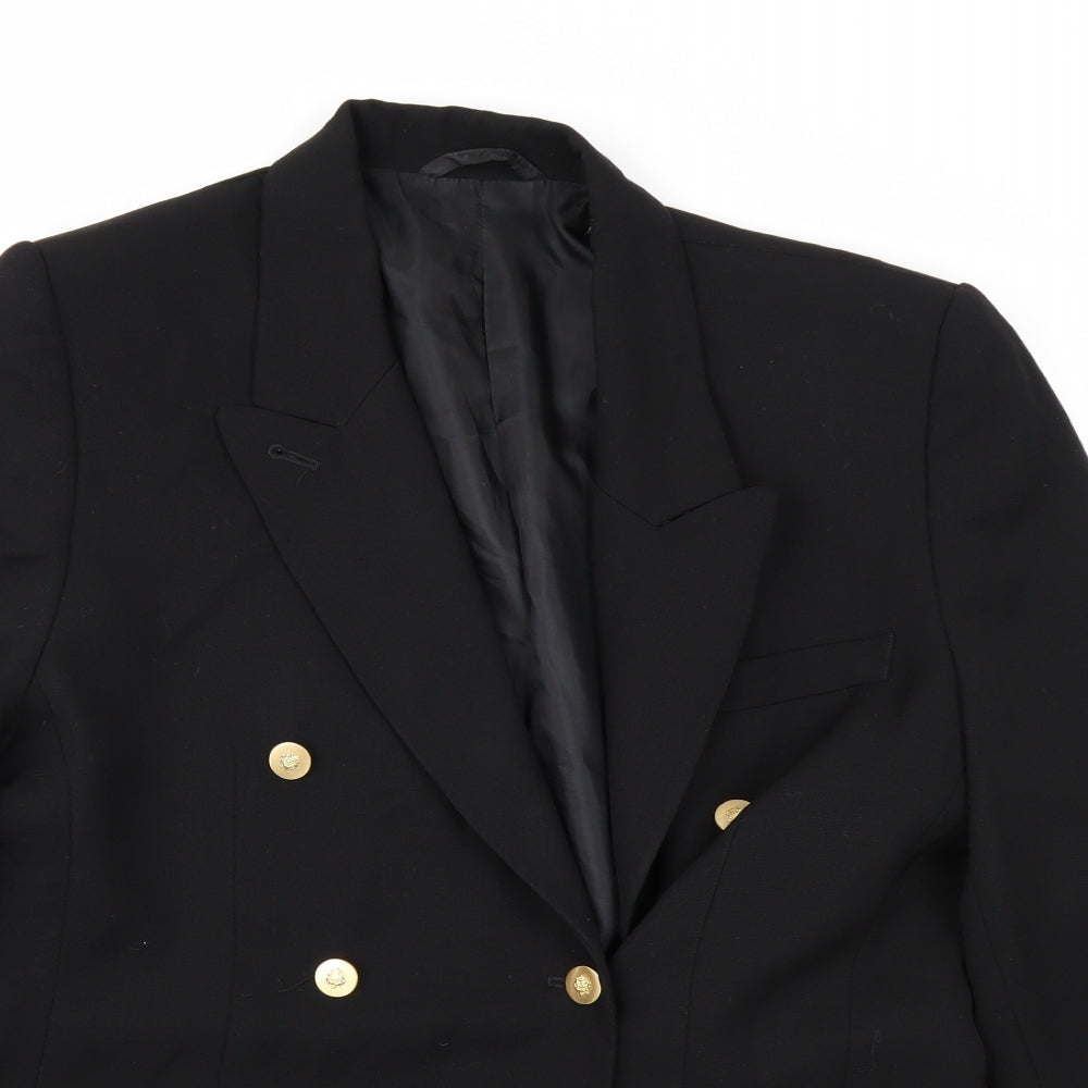 Preworn Womens Black   Jacket Blazer Size 14