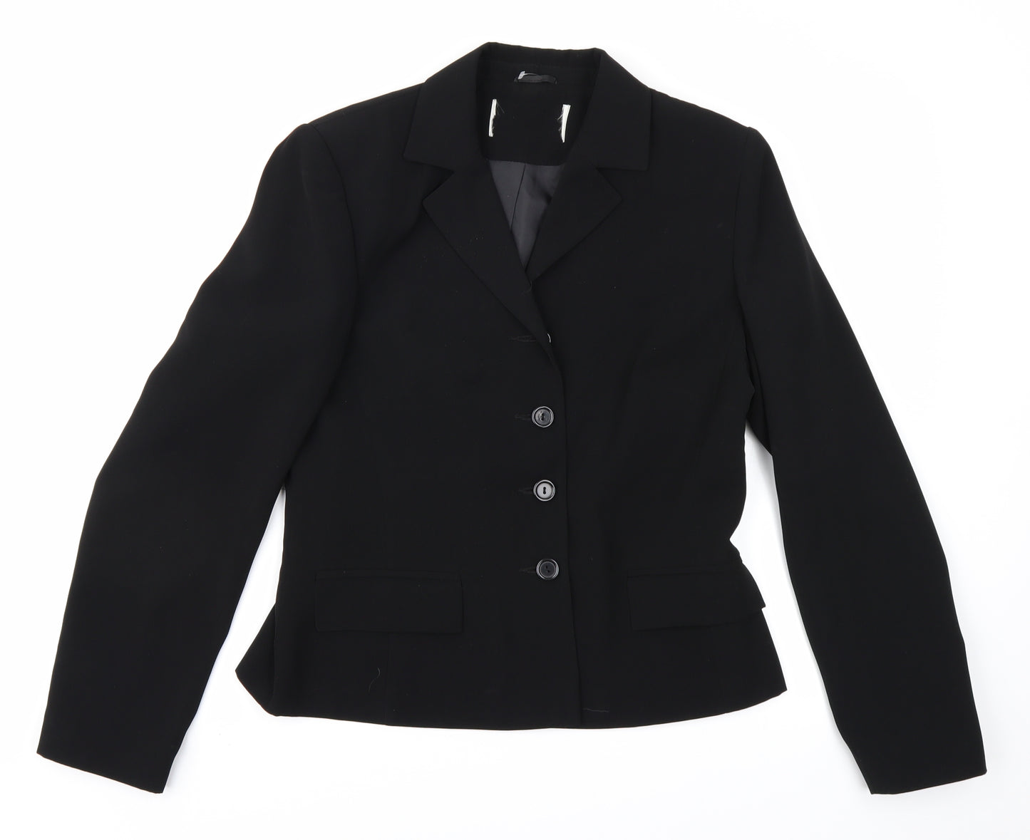 Preworn Womens Black   Jacket Blazer Size 12