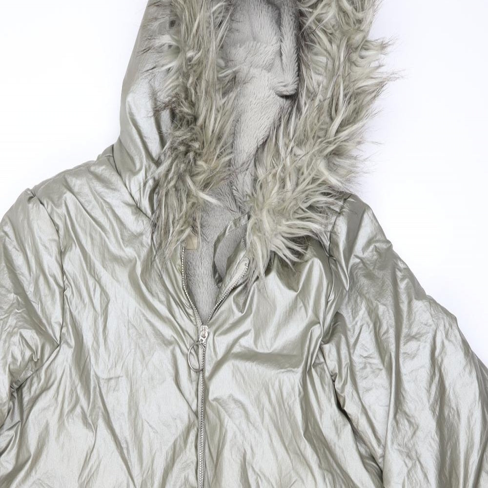 George Womens Green   Parka Coat Size 18