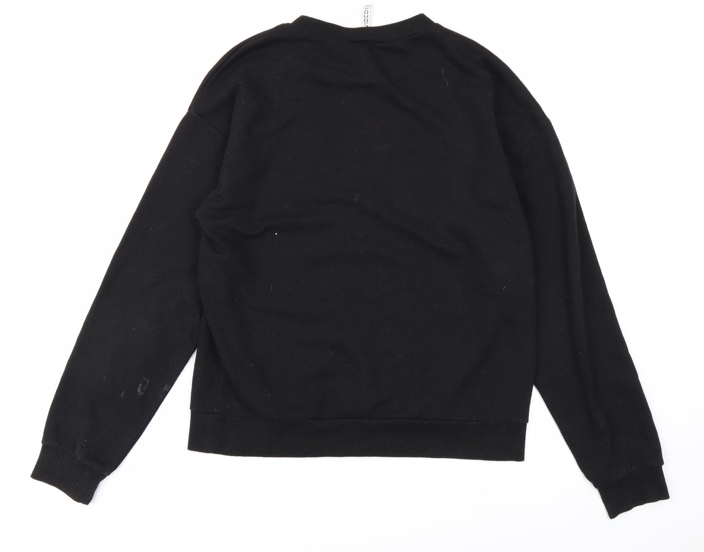 Divided Womens Black   Pullover Sweatshirt Size M  - Mickey mouse