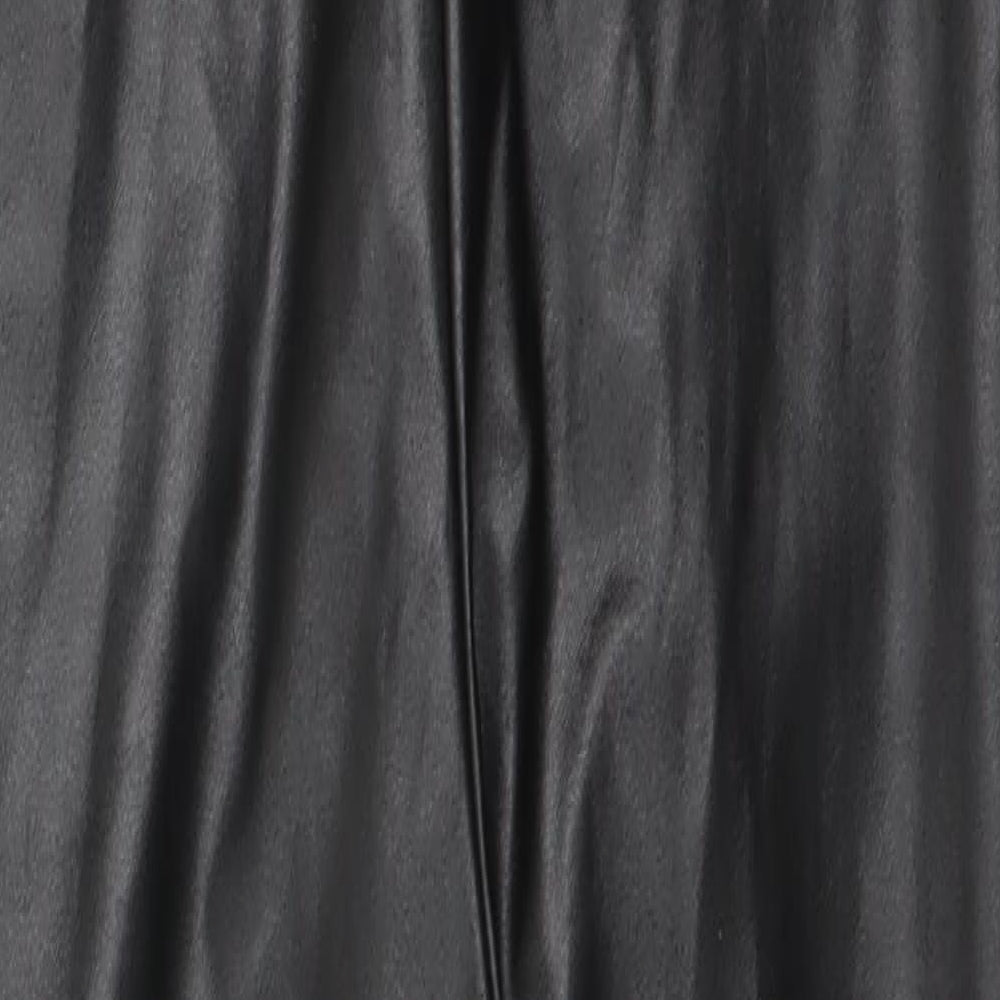 Pretty Little Thing Womens Black   Jumpsuit One-Piece Size 10