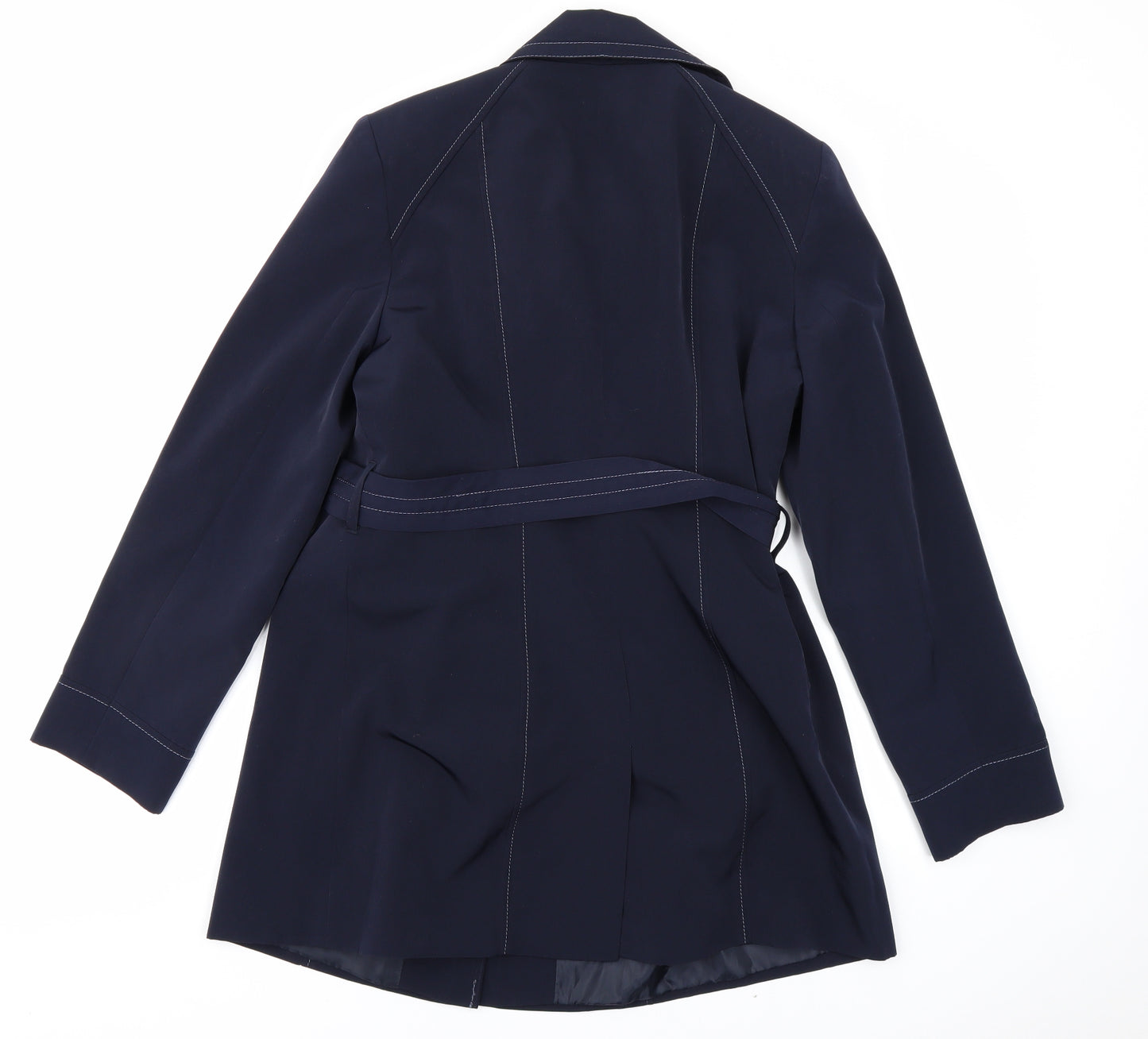 BM collection Womens Blue   Rain Coat Coat Size 12