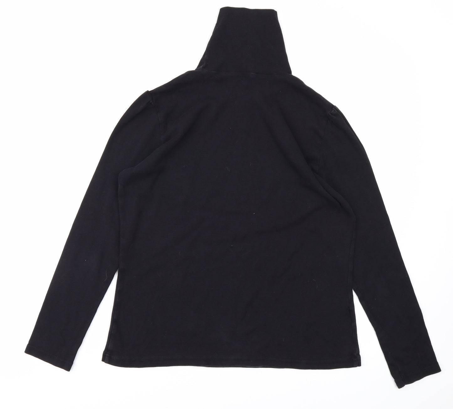 Papaya Womens Black   Basic T-Shirt Size 18