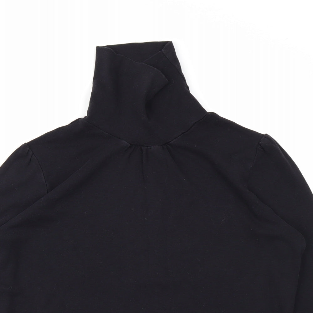 Papaya Womens Black   Basic T-Shirt Size 18