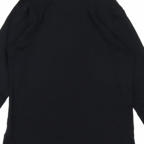 Peacocks Womens Black   Basic T-Shirt Size 12