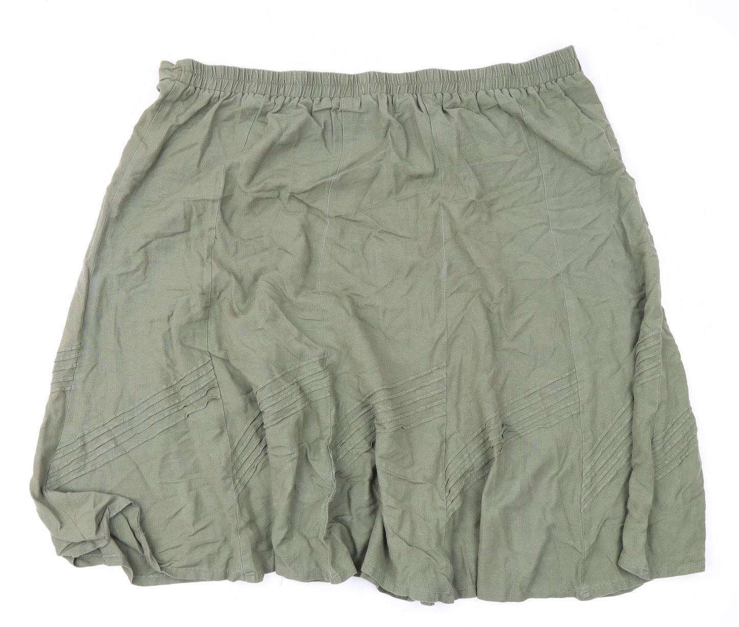 Anthology Womens Green   Flare Skirt Size 24