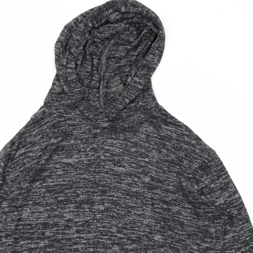 Papaya Womens Black   Pullover Hoodie Size M