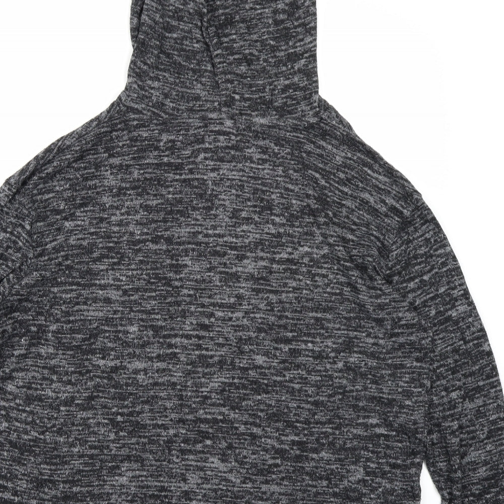 Papaya Womens Black   Pullover Hoodie Size M