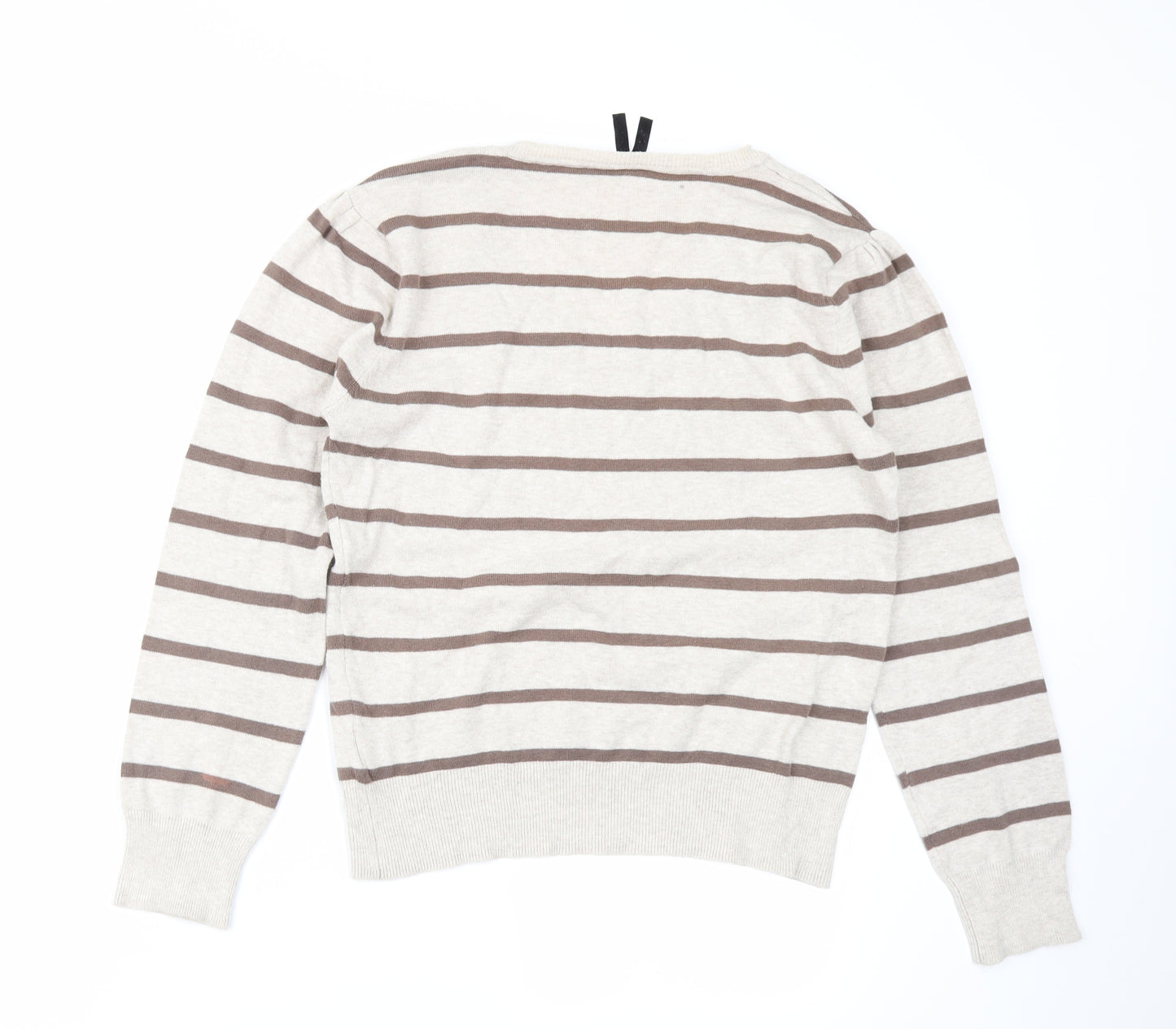 Atmosphere Womens Brown Striped  Pullover Jumper Size 16