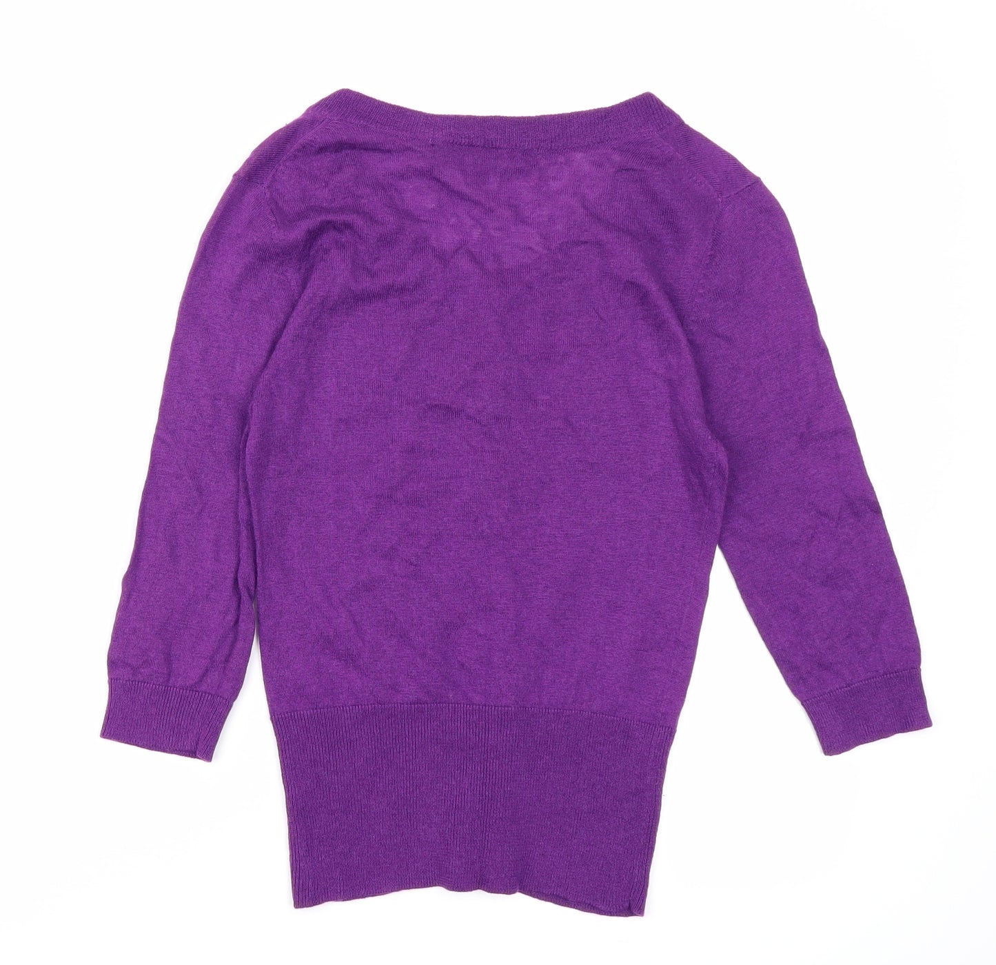 French Connection Womens Purple   Cardigan Jumper Size M