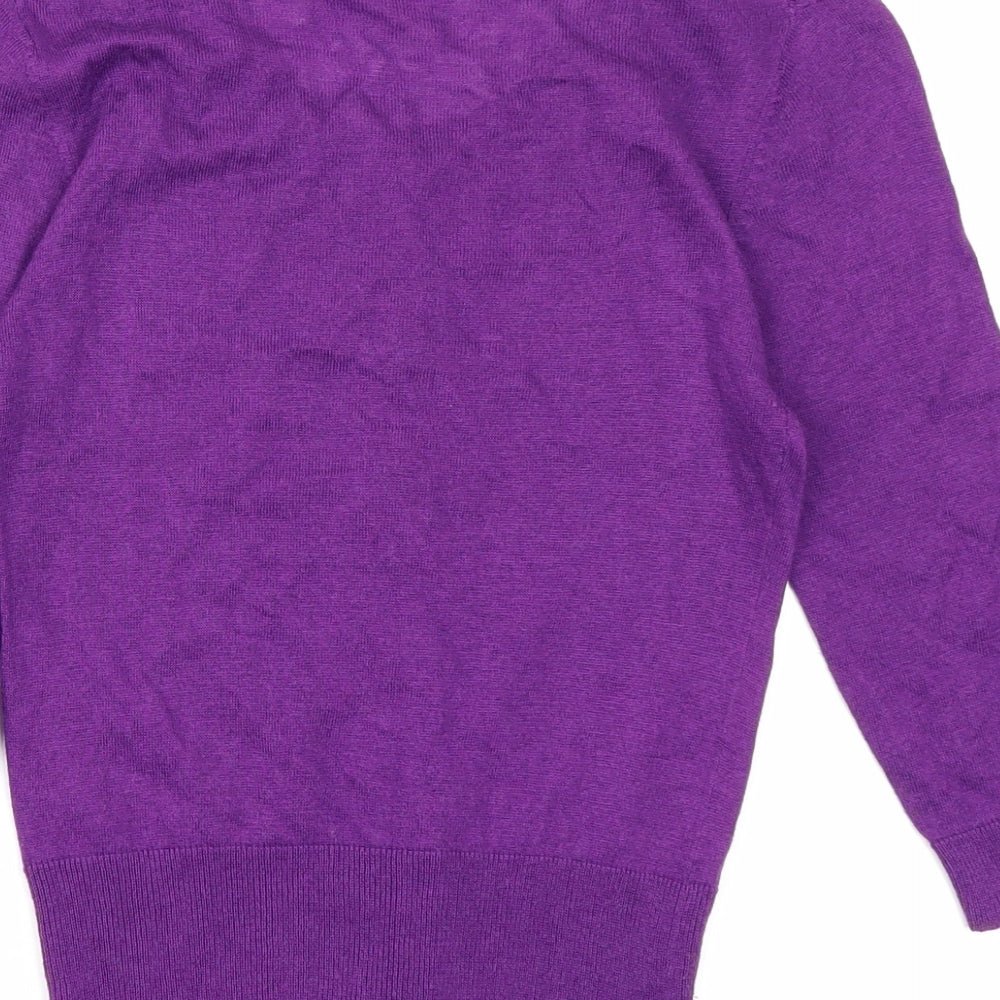 French Connection Womens Purple   Cardigan Jumper Size M