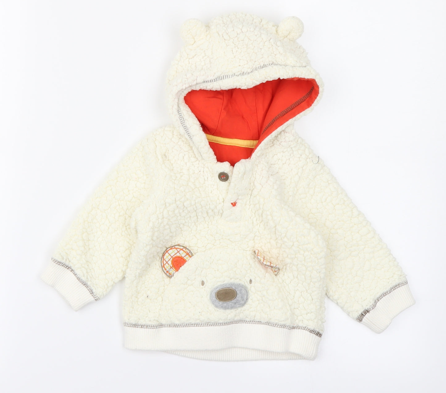 George Baby Ivory   Jacket  Size 6-9 Months  - Bear