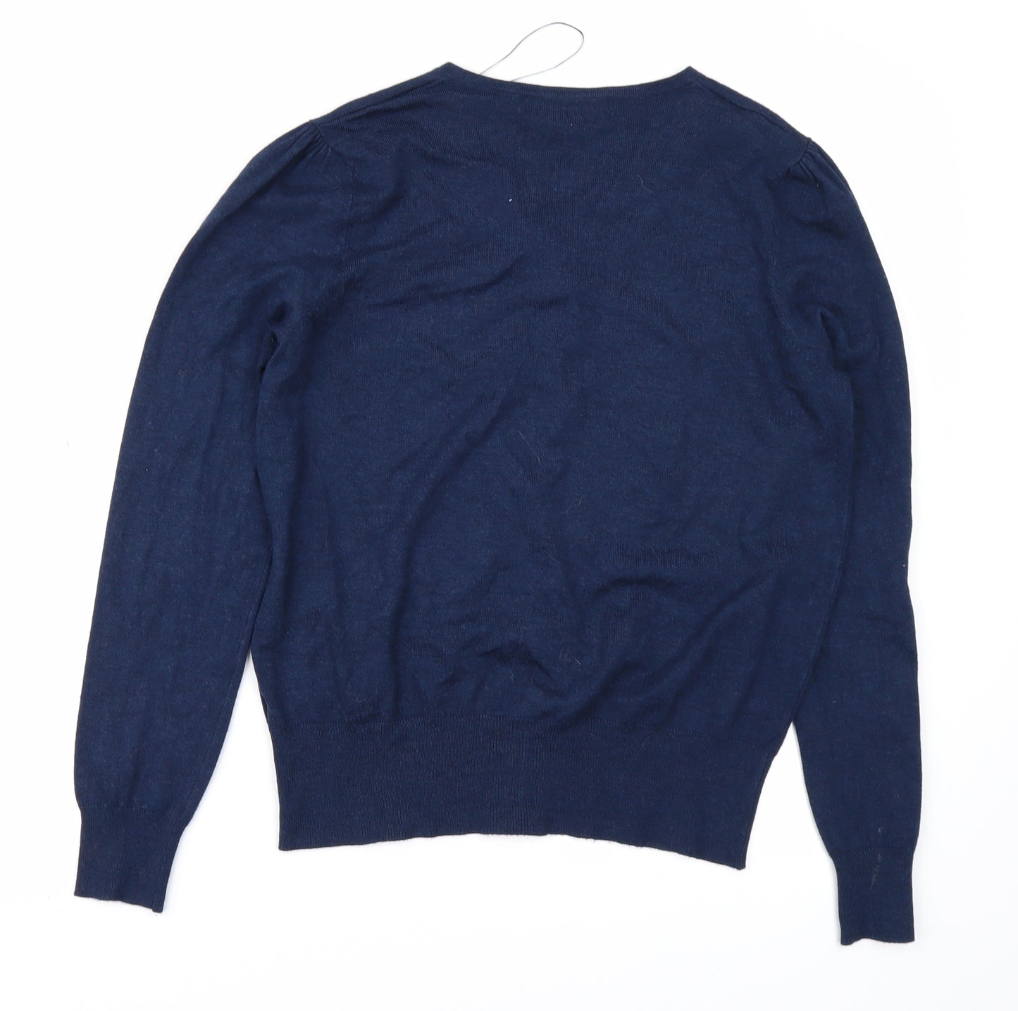 M&S Collection Womens Blue   Cardigan Jumper Size 12