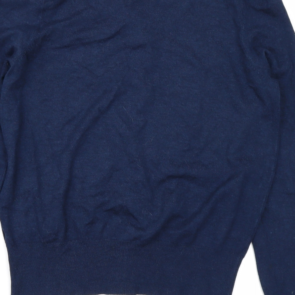 M&S Collection Womens Blue   Cardigan Jumper Size 12